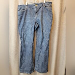 Eddie Bauer Flannel Lined Jeans Size 18